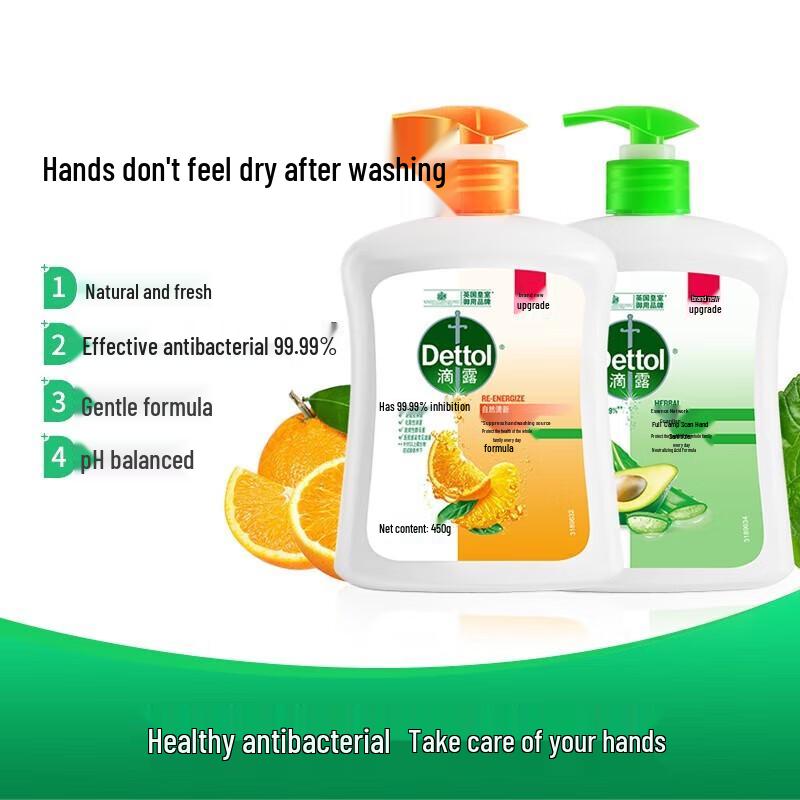 Dettol Healthy Antibacterial Hand Wash Twin Pack