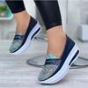 Plateauschuhe neue runde Zehenpartie einzelne Schuhe weiche Sohle Arbeitsschuhe Damen