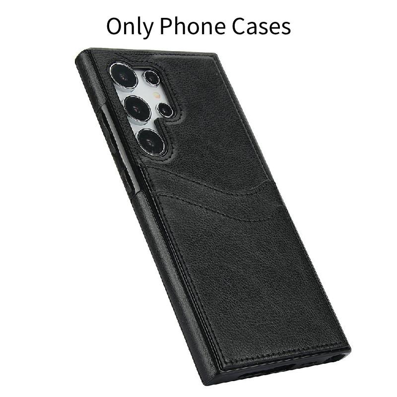 

Ультра Для S25 Кошелек Держатель для карт Чехол для телефона Кожаная Защитная крышка Black S25