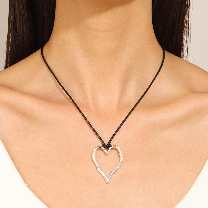 Irregular Pendant Necklaces Chain Necklaces CCB Material Pendant Necklace Neck Jewelry Perfect Gift for Fashion Lover