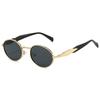 3pcs Oval Sunglasses Women Metal Retro Trend UV400 Luxury Brand Eyewear High Quality Classic Men Outdoor Sun Glasses