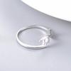 Adjustable Open Rings for Women Lovely Cat Long Tail Finger Rings Knitting Crocheting Joint Rings Jewelry Accessories