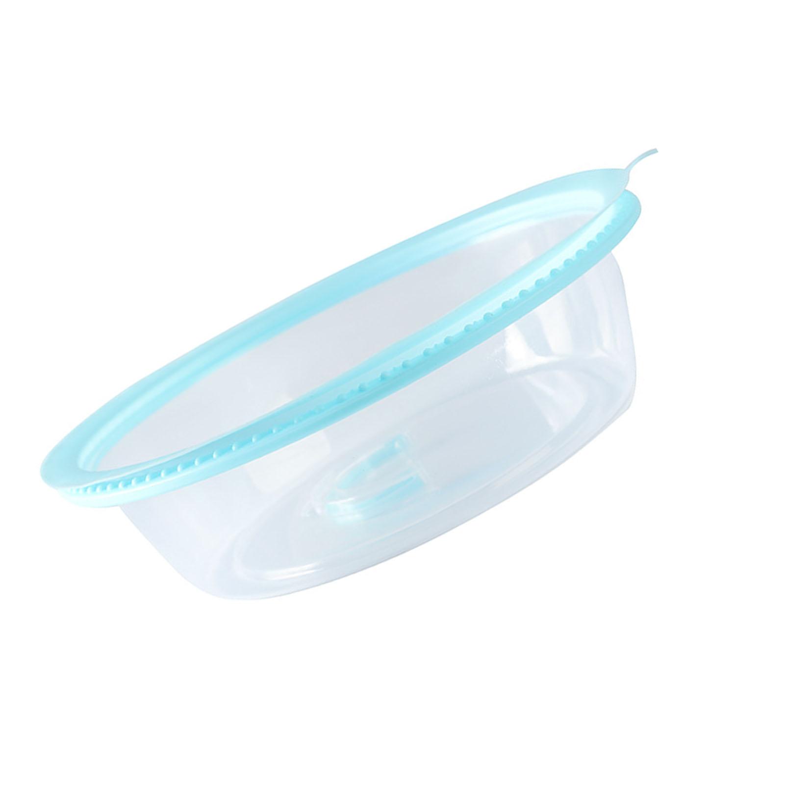 

Крышка для микроволновой печи, прозрачная, ПП, штабелируемая, для поддержания температуры, сервировочная крышка для кухни, небесно-голубая небесно-голубой