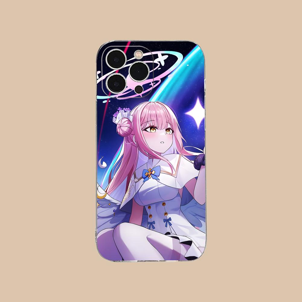 Blue Archive Misono Mika Clear TPU Mobile Case for iPhone 17 16 15 14 13 12 11 X XR XS Air Pro Max Plus Mini Colorful Cover