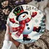 Vintage Metal Sign Blue Deer Merry Christmas Retro Tin Plate Wall Decor Home Holiday Gift 20 Cm