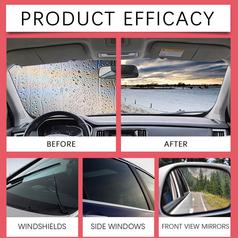 Car Oil Film Cleaning Brush Car Cleaning Brush Agent Cleaning Car Window Glass Cleaner Removing Oil Film Milk Car Polishing
