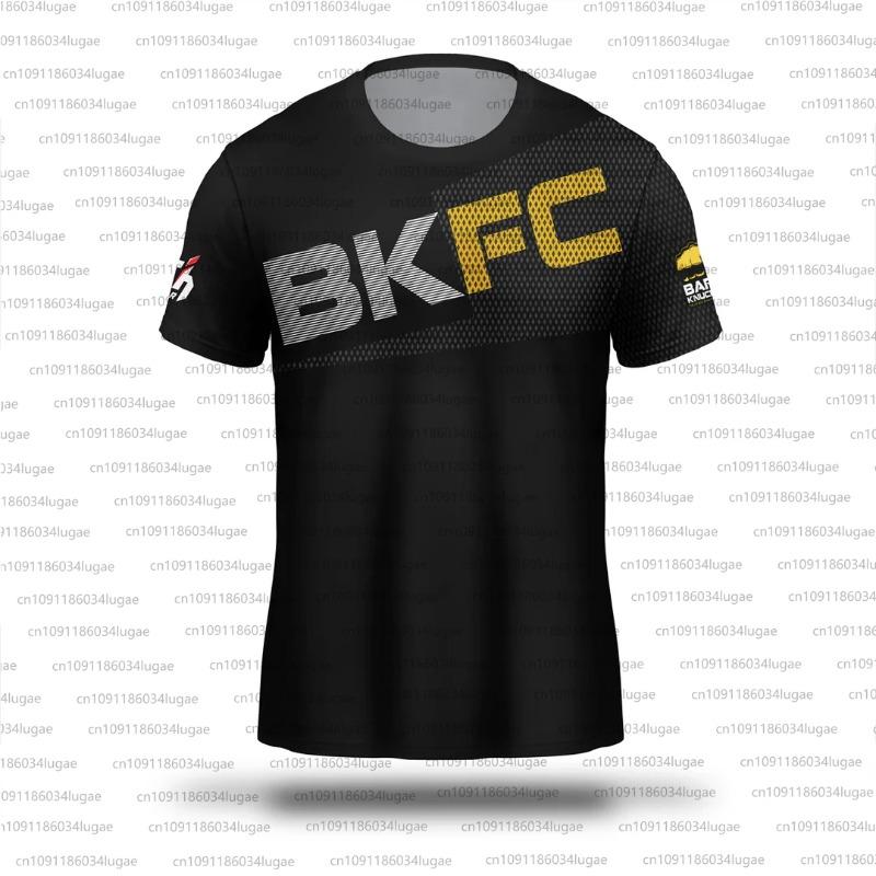 

BKFC Boxing Fan Fightwear Men Women Breathable Sportswear Man Kids Summer Casual Round Neck T-shirt Male Short Sleeves Tops Tee 6XL