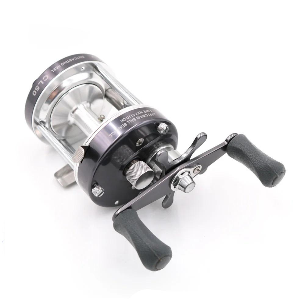 40#-60# Strong Trolling Reel Reinforced All Metal Saltwater Sea Boat Fishing Baitcasting Drum Wheel for Catfish Musky Bass Surf