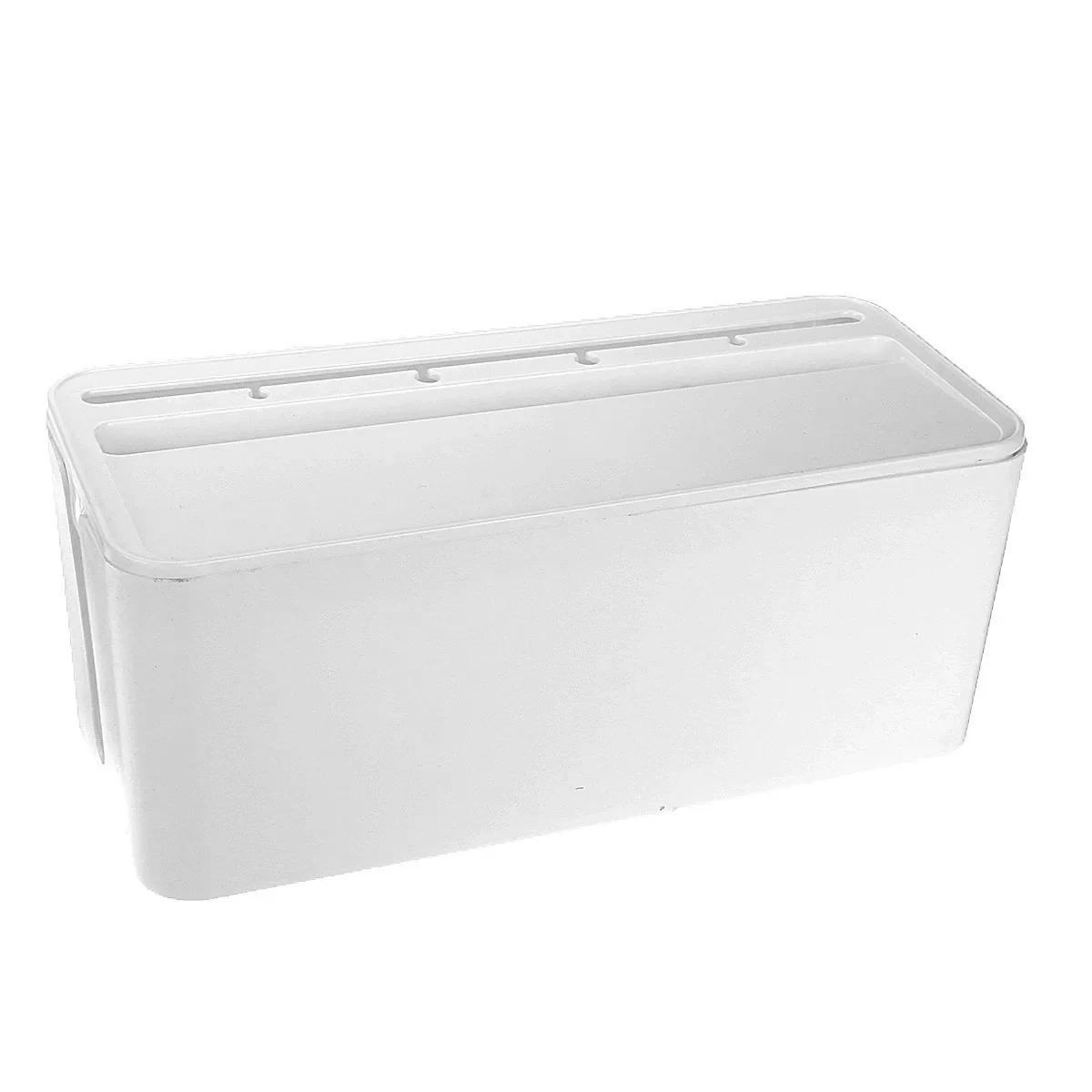 

Plastic 32x13.5x13.5cm Wire Management Storage Box Power Line Cases Junction Box Cable Tidy Organizer Bin Household Necessities білий