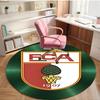 FC Augsburg Print Round Rug, Washable Floor Carpet, For Entryway Dorm Laundry Room Office Study, Home Decor Birthday Christmas Gift