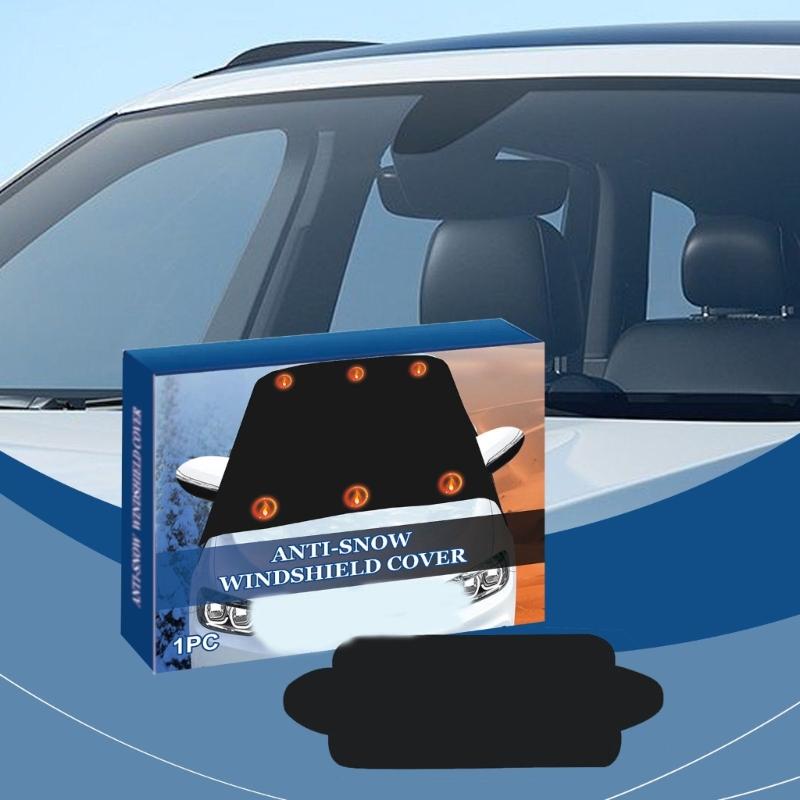 Windshield Snow Cover, Windshield Cover for Ice and Snow Windproof Sunshade Cover for Car SUV,61x28inch