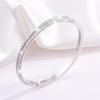 Starry Sky Silver Titanium Steel Bracelet for Women - High-End, Versatile, Full Diamond, Non-Fading Fashion Accessory