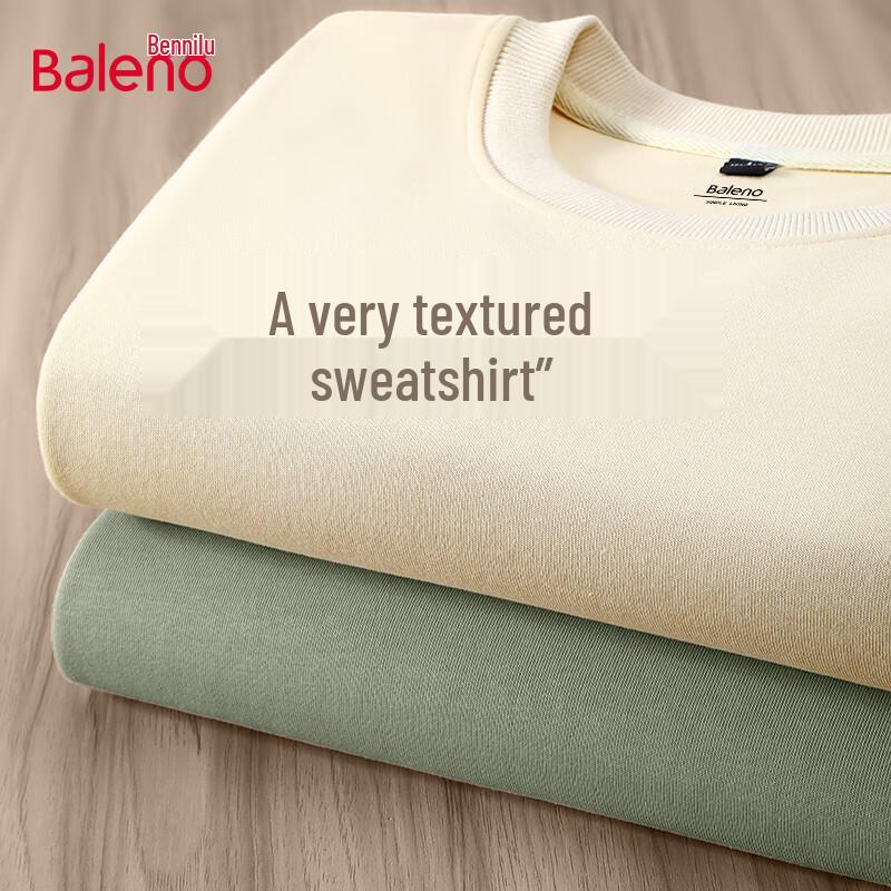 

Baleno Men s Solid Crew Neck Sweatshirt M
