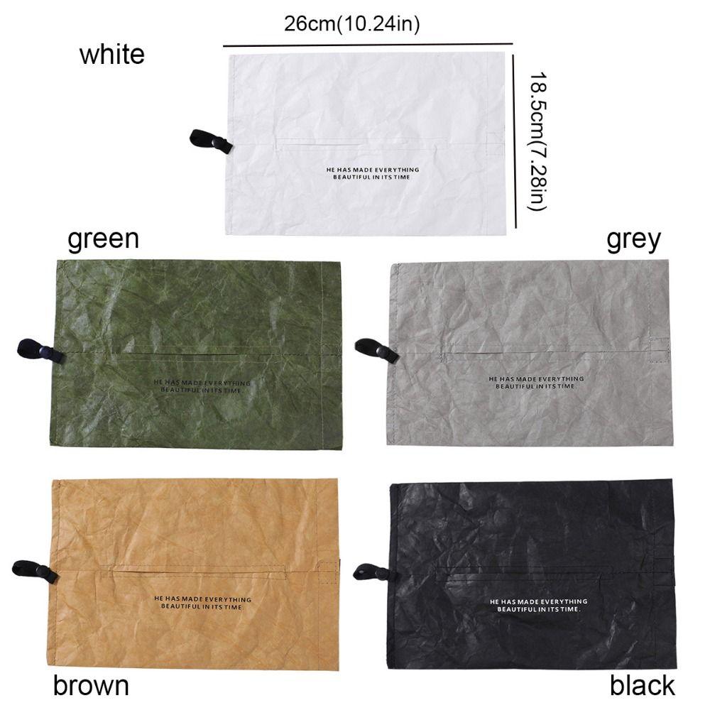 Multifunktionale Faltbare Tragbare Taschentuchbox Staubdicht Wasserdicht Serviettenpapiertasche Toilettenpapierbox Büro