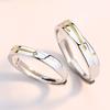 Couples Ring S925 Silver Opening A Pair Meteor Planetfall Rings For Lovers Fashion Diy Jewelry Anniversary Valentine Gift
