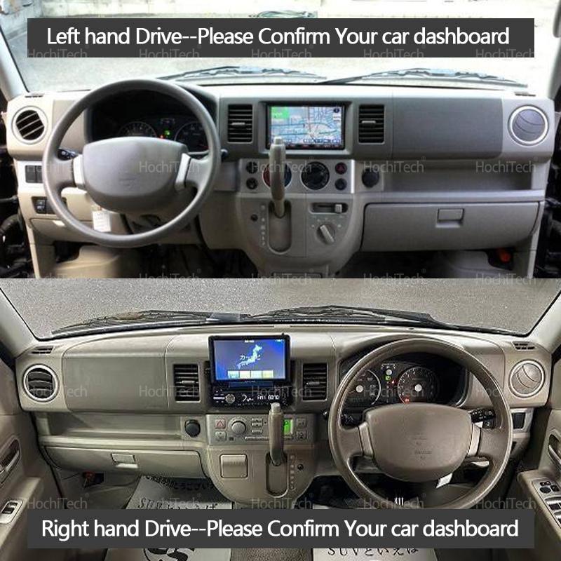 Armaturenbrettabdeckung Armaturenbrettmatte Armaturenbrettpolster Teppich Armaturenbrettmatte Anti-UV-Matten für Suzuki Every DA64 NV100 Mazda Scrum 5. Every Wagon 2005-2015