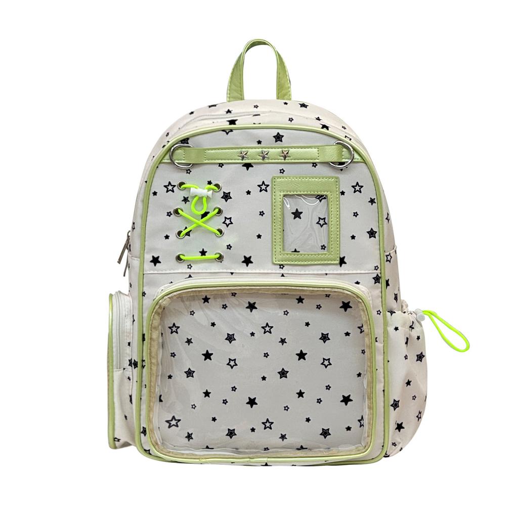 Star Transparent Ita Bag High Capaci Mochila Student Mochilas Mujer Daily Using Backpack Bolsas Feminina Bags for Woman