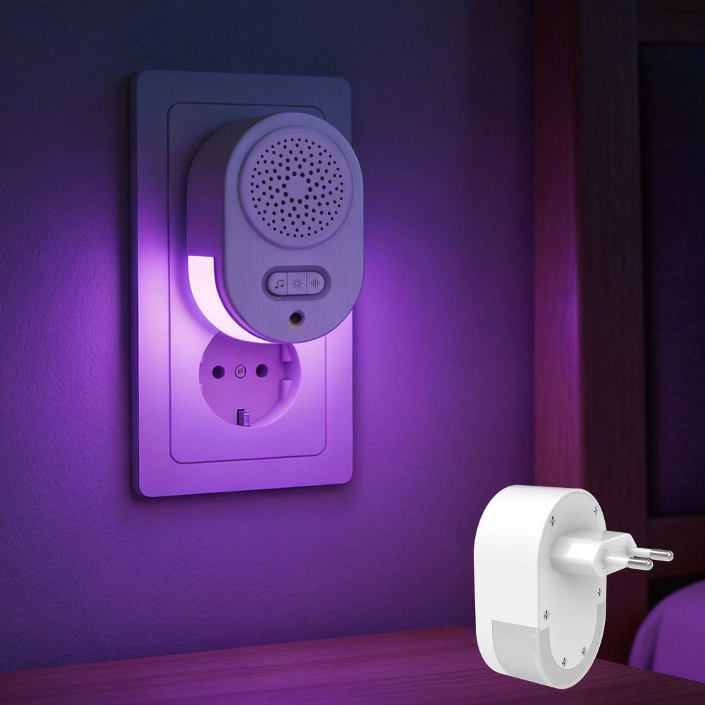 Standard Plug Dimmable LED Night Light Soft Glow Eye-Care Induction Light Remote Control Energy-Saving Sleep Lamp Bedroom Use