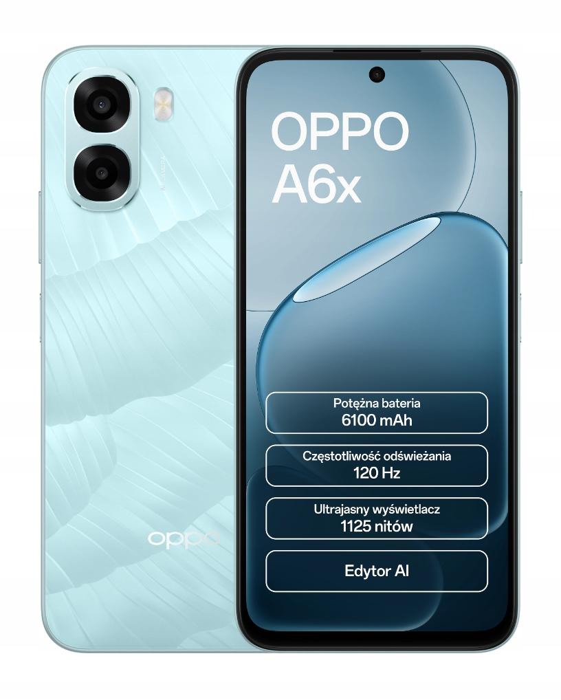 Smartphone Oppo A6X Azul 128GB 4GB RAM Pantalla LCD 6.75 pulgadas 120Hz Snapdragon 685 - Imagen 5
