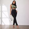 Spring and Summer New Sexy Hip Lift Lace-up Small Foot Jeans