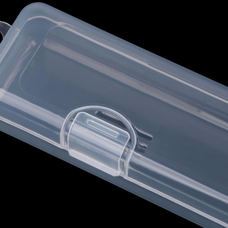 Portable Transparent Makeup Brush Organizer Eyebrow Pencil Tableware Chopsticks Storage Box Kitchen Accessories