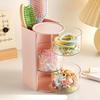 Rotating Cosmetic Storage Box 3-Layer Hair Tie Organizer Makeup Brush Holder Vanity