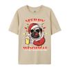 Merry Woofmas Christmas Funny Dog Santa Tshirt Printed T Shirts Unisex Tshirts Unisex Distinctive Design Tops Designer T Shirt