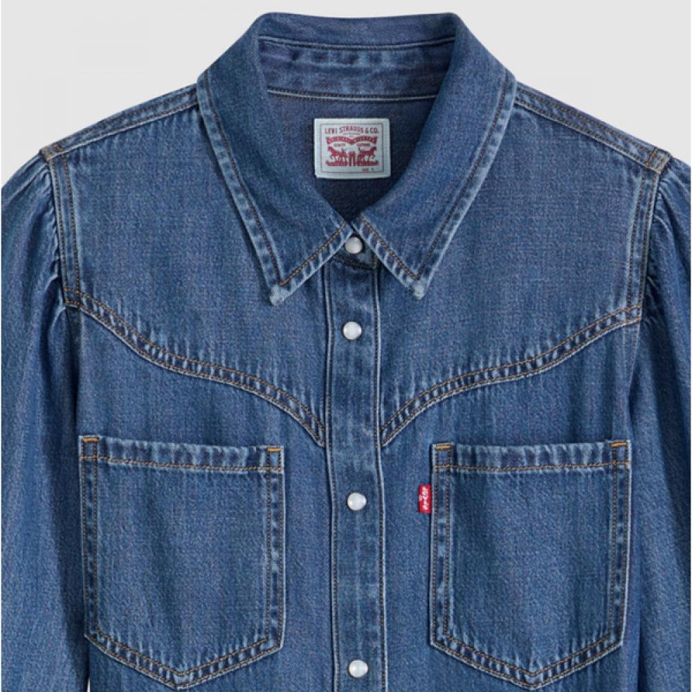 Levi S Women S Journey Long Sleeve Maxi dreSS 005ok0000