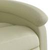 Massage Chair Relax Chair Genuine Leather Cream