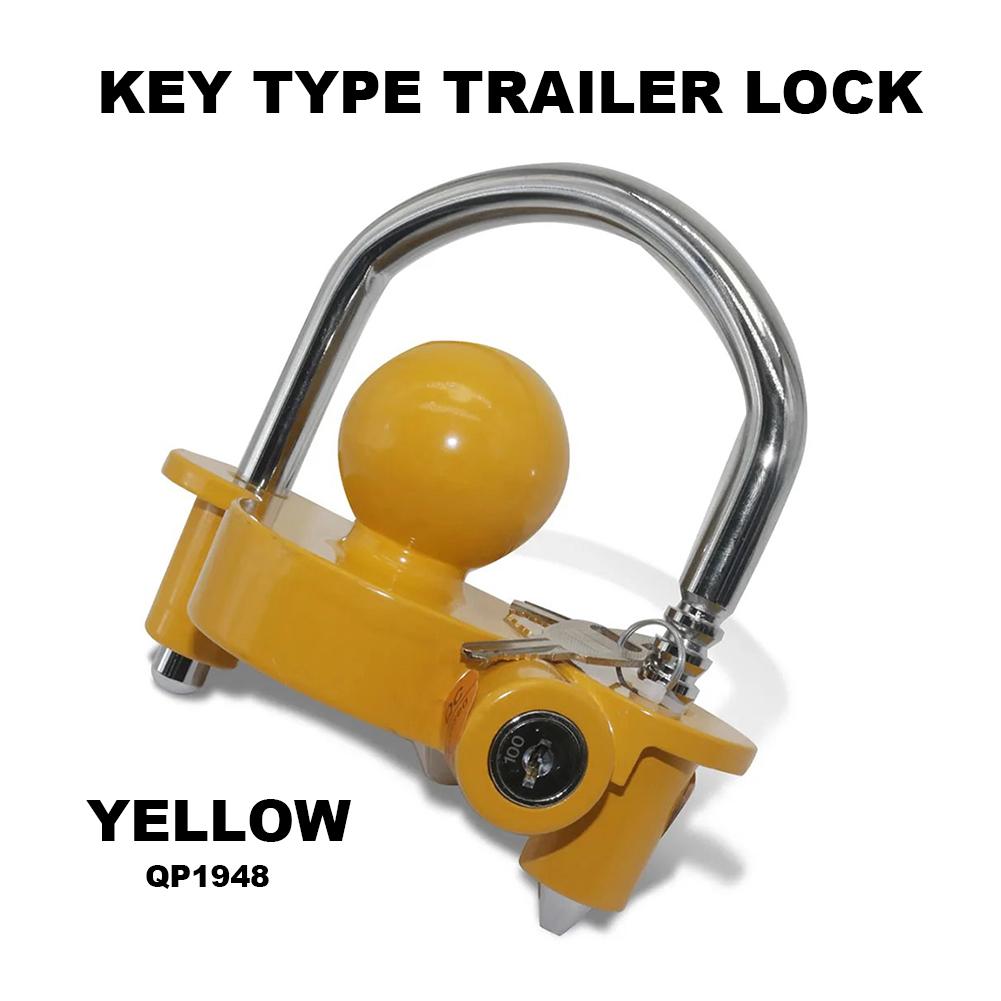 Password type trailer lock Key type trailer lock Stainless steel house anti-theft lock Flower basket type car lock Trailer hook