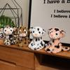 17/22CM Simulated Sitting Lepoard Plush Toys Soft Stuffed Animal Doll Little Lepoard Toys For Birthday Xmas Gifts