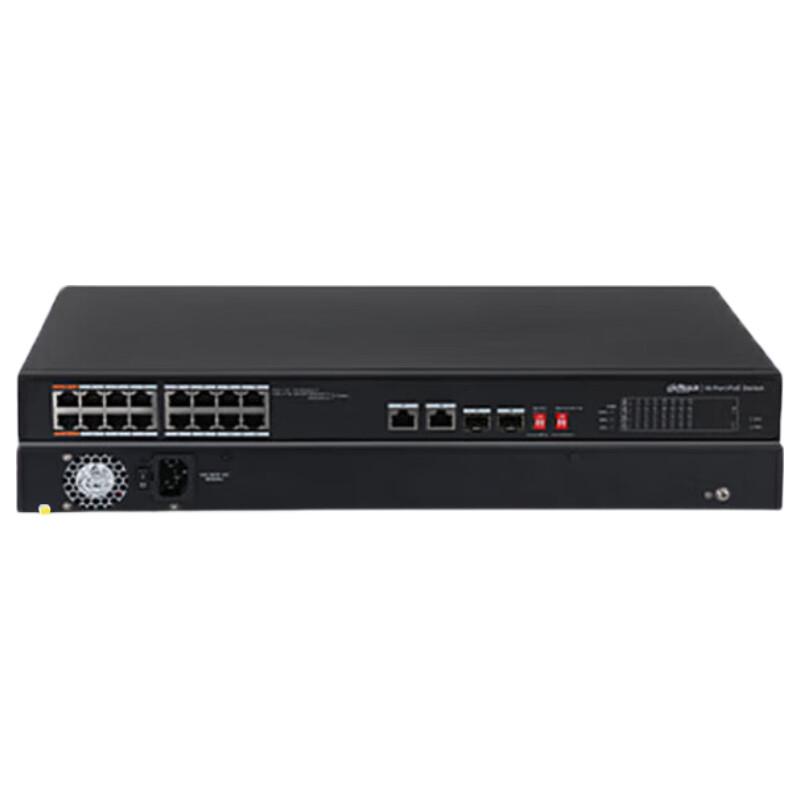 

Dahua 16-Port Fast Ethernet PoE Switch CN plug (adapter included)