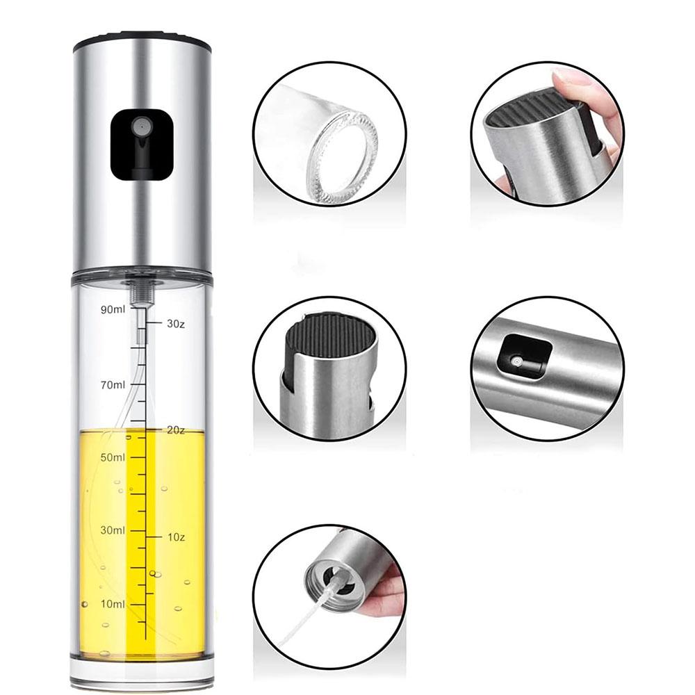 Oil Sprayer for Cooking,100ml Olive Oil Spritzer,Oil Sprayer for Air Fryer, Salad,BBQ,Roasting