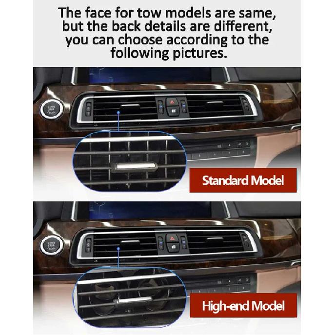 Upgraded Front Rear Air Vent Grille Outlet Panel For BMW 7 Series F01 F02 730 735 740 2009-2016