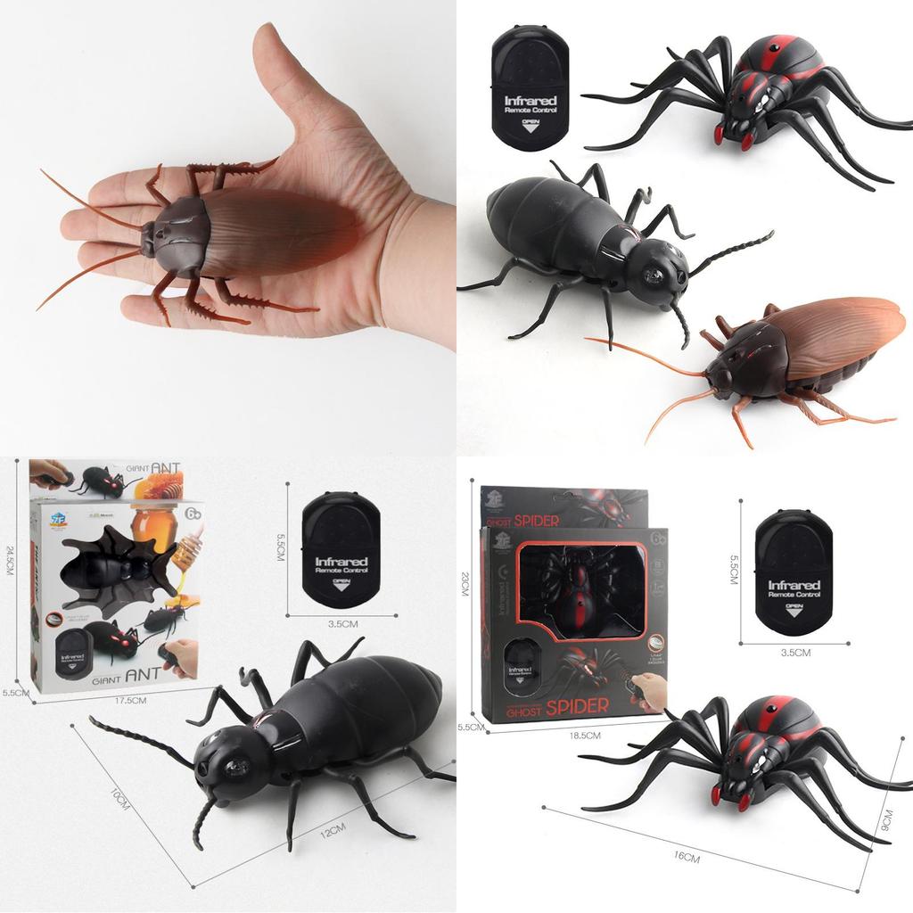 Creepy Crawling Insect Remote Control Toy With Infrared For Scare Gift And Party Fun