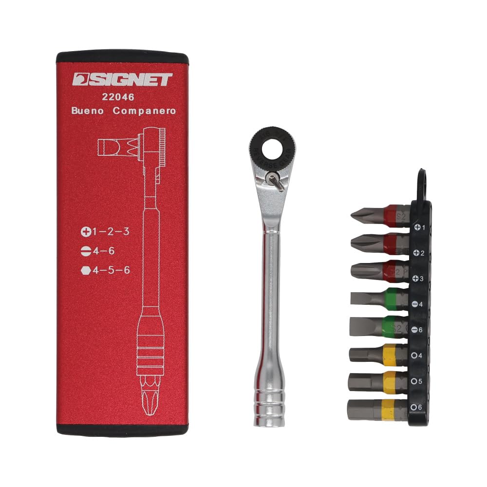 

SIGNET Mini Ratchet 22046 Set, Red,