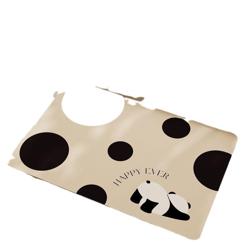 Badezimmer-Bodenmatte Weicher Diatomeenerde Rutschfest Toilette Haushalt Saugfähige Fußmatte Toilettentür Schnelltrocknende Fußmatte Teppich