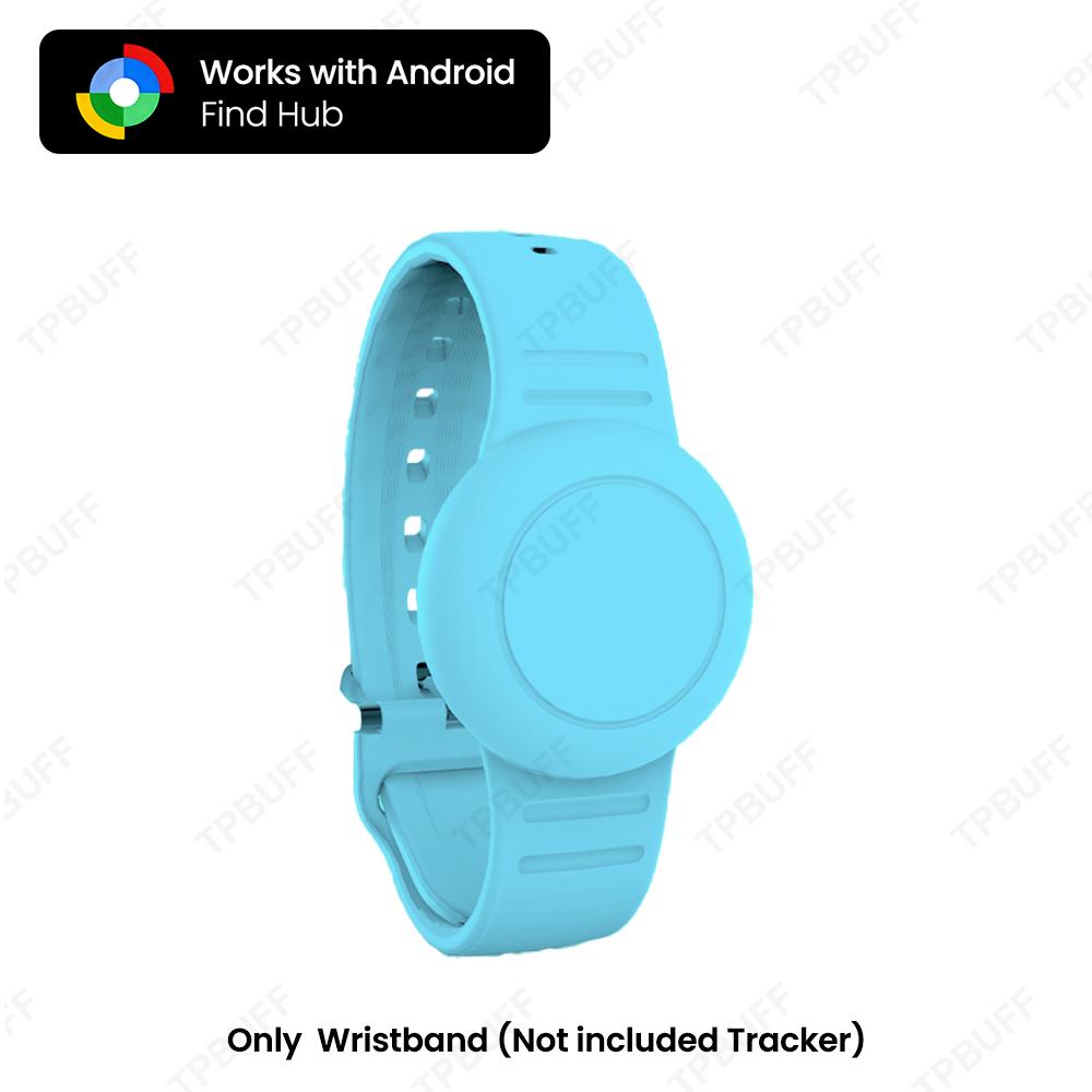 Soft Silicone Kid Wristband for Google Find My Air Tag Mini GPS Tracker Waterproof for Pet Kids Child GPS Tracker Protector Brac
