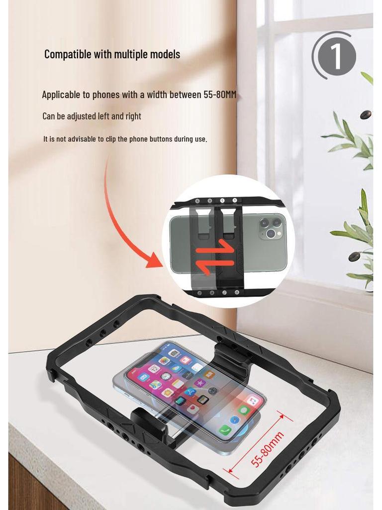 Mobile Rabbit Cage Live Streaming Photography Accessories for Android and Apple Phones