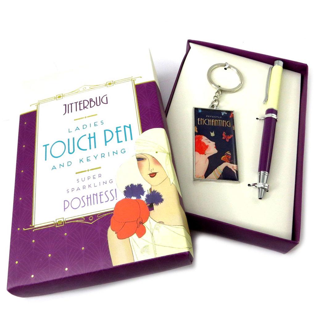 Les Trésors De Lily [N8517] - 'Belle Epoque' Gift Set Black Violet (pen + Keychain)