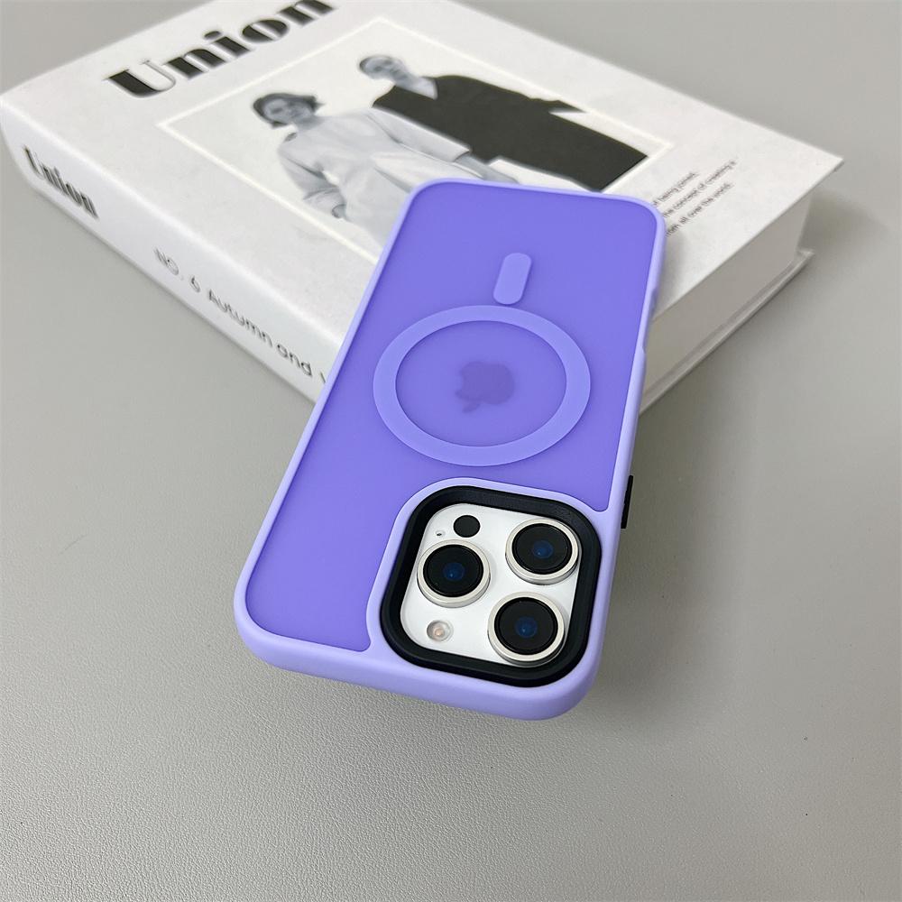 Luxury Magnetic Magsafe Wireless Charge Phone Case For iPhone 11 12 13 14 Plus 15 16 Pro Max Shockproof Matte  Cover