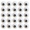 50Pcs Funny Eye Latex Balloon White Black Cartoon Eyes Halloween Eye Balloon Children's Birthday Party Balloons 5inch