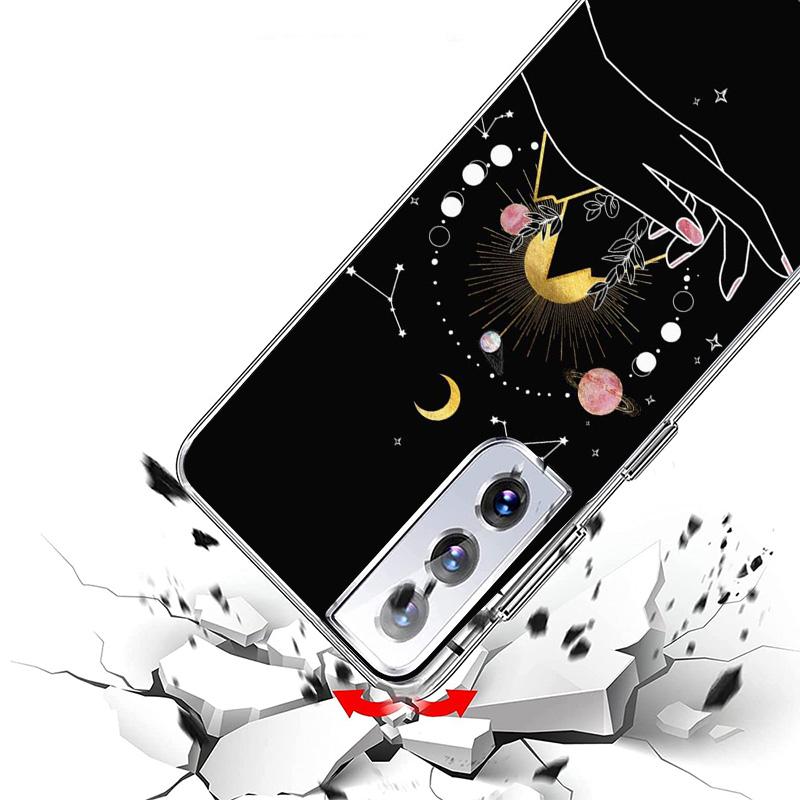 Moon Mystery Totem Witche Phone Case For Samsung Galaxy S24 S25 Edge S26 Ultra S23 S22 S21 Plus S20 FE + Personalized Print Cove