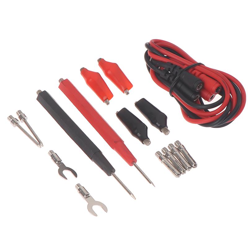 16 In 1 Digital Multimeter Test Leads Probes Volt Meter Cable Clip Alligator