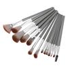 14Pcs Makeup Brushes Set Portable Foundation Powder Blending Blush Concealer Synthetic Fiber Bristle Brush Blending Makeup Brush
