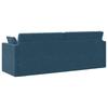 Floor Sofa Bed Blue 213 X 70 X 77 Cm Velvet