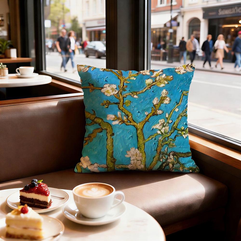 Art Van Gogh Cushion Cover Decorative Cushions Covers Cover Sofa X Pillow Piece X X Pillowcase