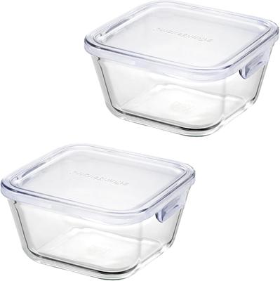 Conjunto de Armazenamento para Micro-ondas e Forno de Vidro Iwaki Saxe NOVO Pacote Gama Gratin Assadeira Recipientes Resistentes ao Calor, Seguro, Profundo, 2, Azul, & F3247HM2BL, Prato,