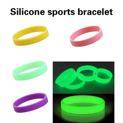 1 Stück Süßigkeitenfarbenes Silikonarmband Mode Sport-Armband Gummiarmband für Männer und Frauen