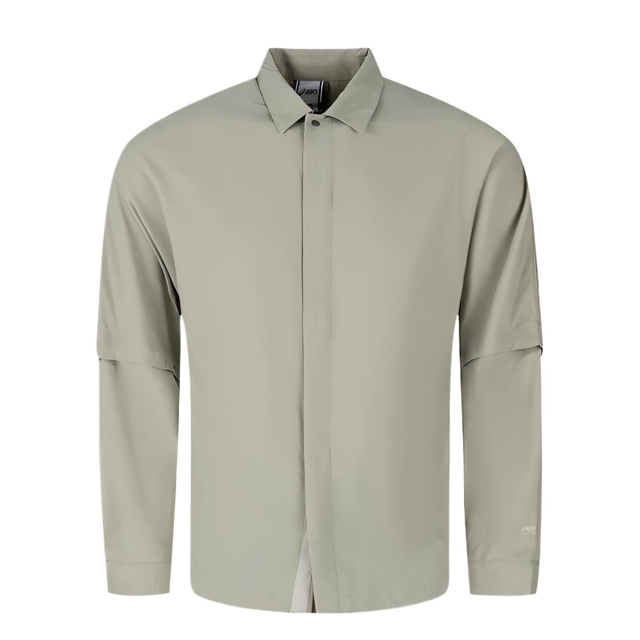 

Asics Серия Sports Lifestyle Прочная Влагоотводящая Легкая Съемная Куртка с длинным рукавом Куртки унисекс Зеленый 2203A309-300 S